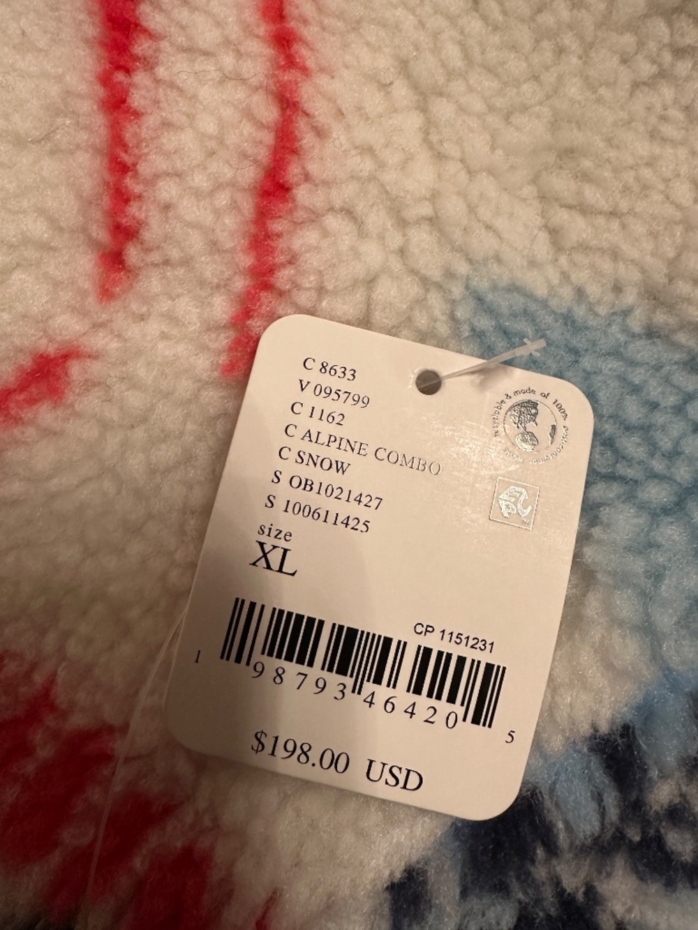 FP Movement Rocky Ridge Fleece Jacket. XL - Picture 4 of 8